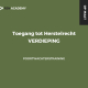 Toegang Herstelrecht Verdieping